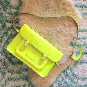 14" Fluoro Satchel with handle